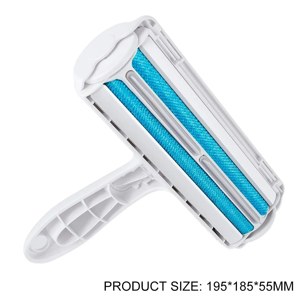 

2-Way Pet Hair Remover Roller Lint Remove Brush Dog Cat Hair Clothes Carpet Cleaning Brush Fuzz Shaver Sofa Carpets Brush