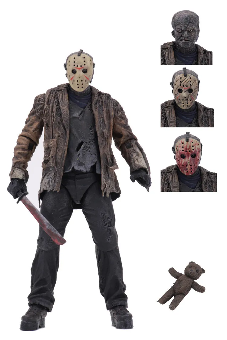 NECA оригинальный Фредди Vs. Jason ПВХ фигурку Модель куклы 18 см|Игровые фигурки и