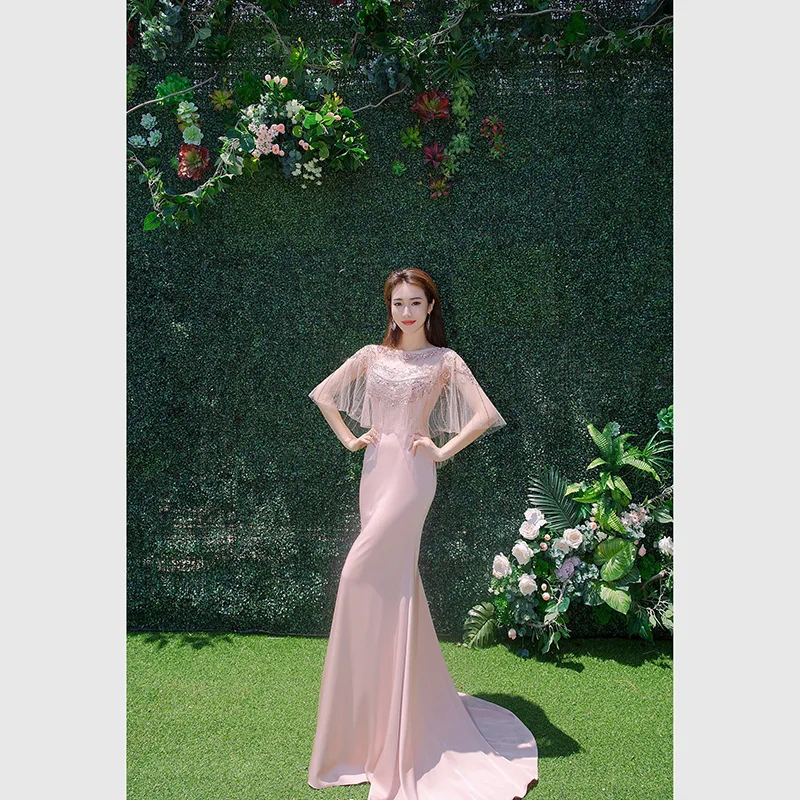 

Hi Shy Bride New Simple Wedding Dress Backless Sleeveless Design Chiffon Lace Bride Dresses Princess Dress Plus Size Tailor-made