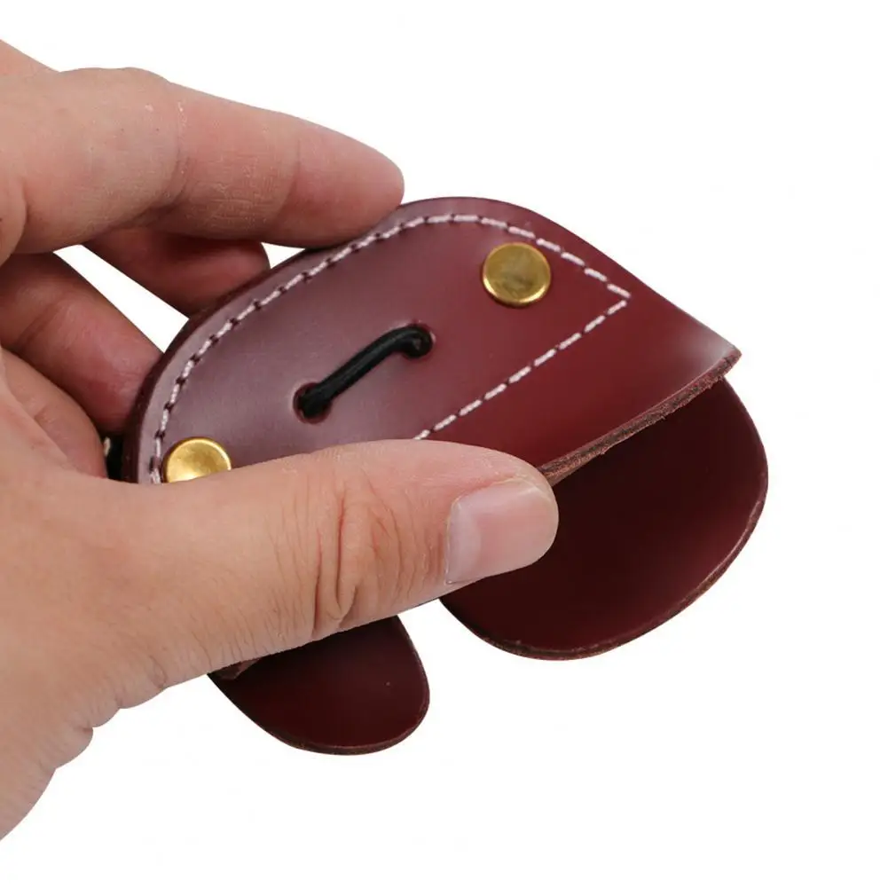 

Skin-friendly Fine Workmanship Hunting Finger Protector Tab for Archers Shooting