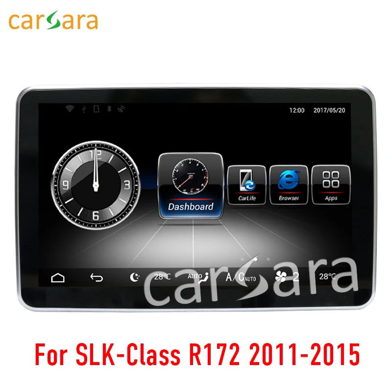 Android Навигационный экран 8 4 дюйма для SLK Class R172 сенсорный дисплей 2012 2015 2 Гб ОЗУ 32