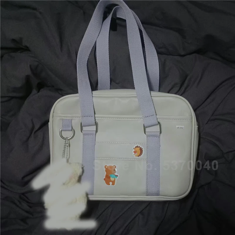 Женская кожаная сумка Kawaii в стиле японского аниме рюкзак JK британском колледжа