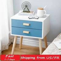 bedside cabinet table nightstand coffee modern storage bedroom home furniture 2 drawers chest simple modern bedstand cabinet hwc