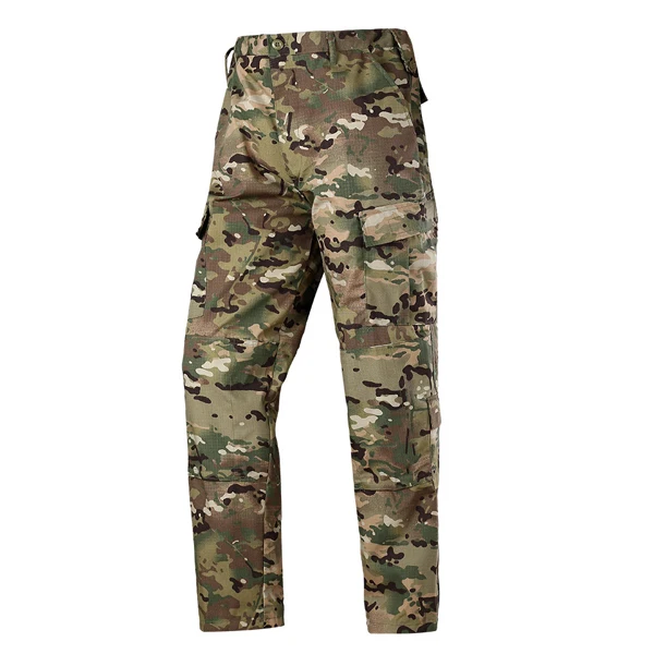 CP Men's Outdoor Hiking Trekking Pants Tactical Waterproof Camouflage Trousers Army Military ACU Climbing Hunting Combat Clothing - Color: CP