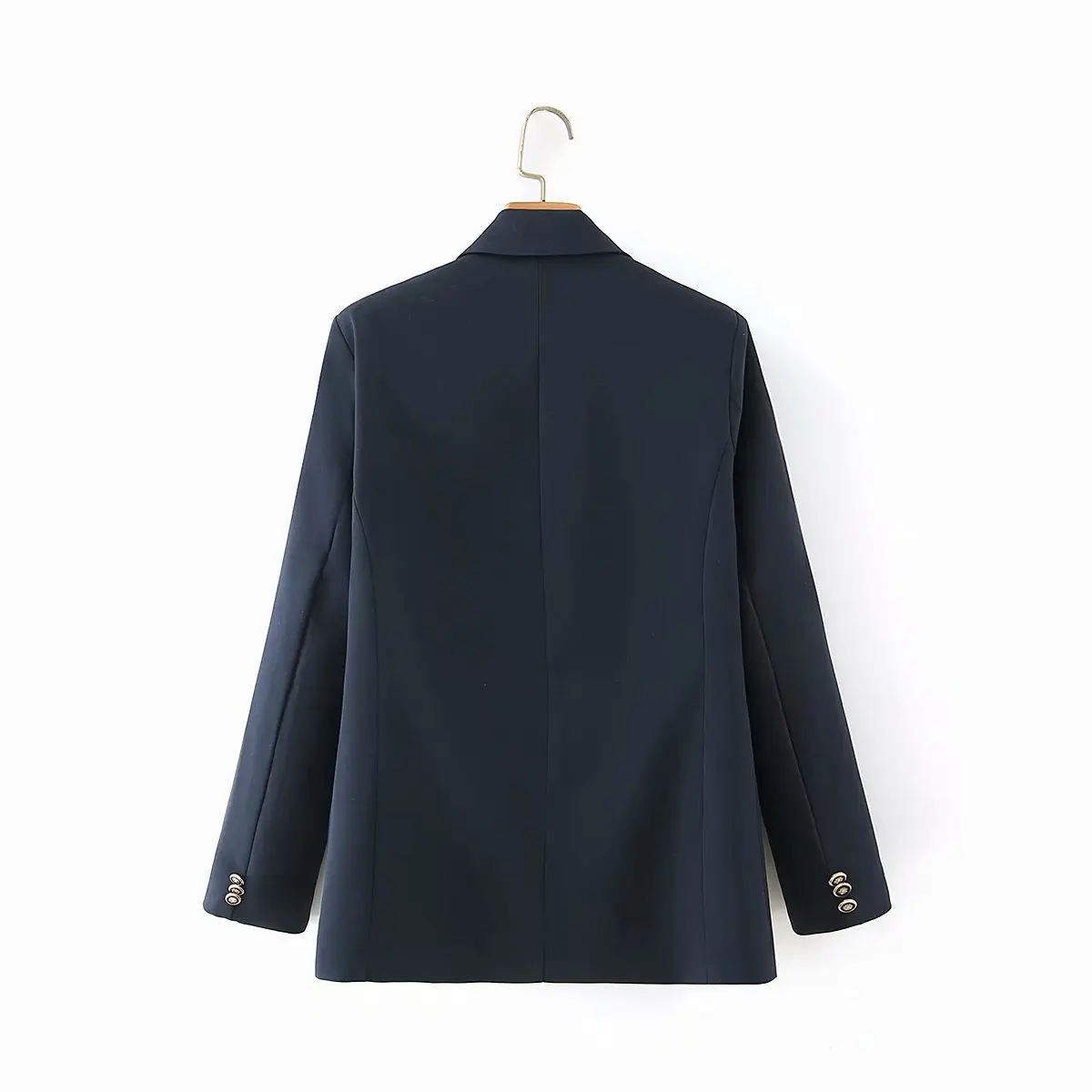 

2020 Autumn New Double Placket Slim-Fit hming-style za women 2020 sheining vadiming female blazer jacket coat Dt27661