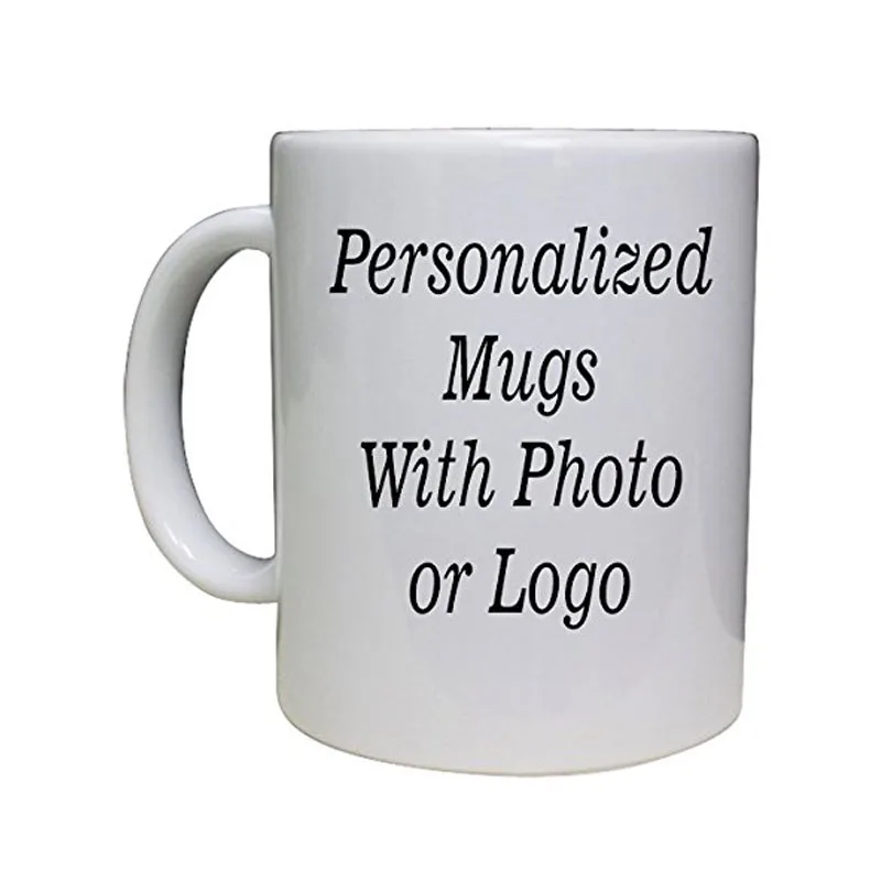 Персонализированные кружки для кофе Добавьте фотографии логотип или текст в