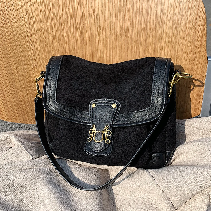 

Осенне-зимняя сумка, новинка 2021, женские сумки, модная сумка-мессенджер, Ретро сумка на плечо, квадратная сумка для подмышек, сумка двойного ...