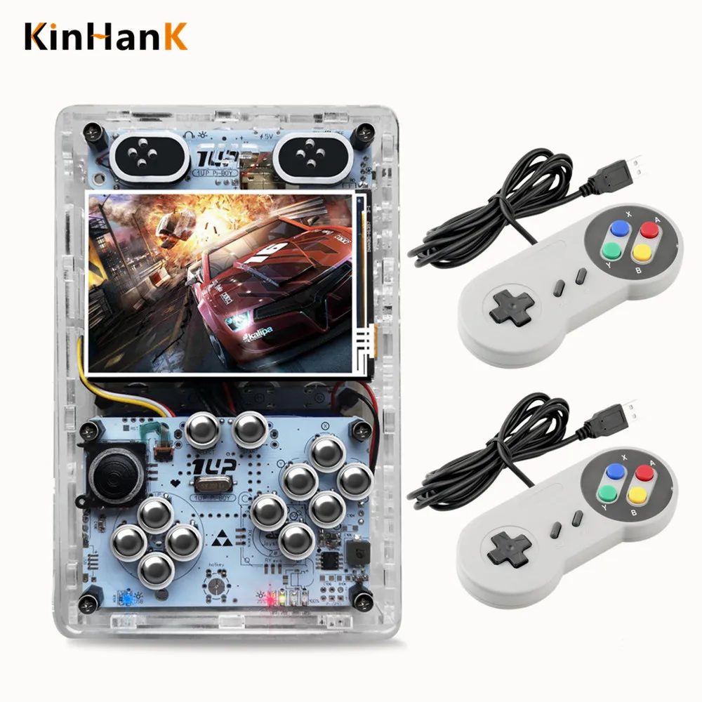3 5 дюйма до мальчик Raspberry Pi 3B Ретро игровые плееры с двумя SENS геймпады для видео
