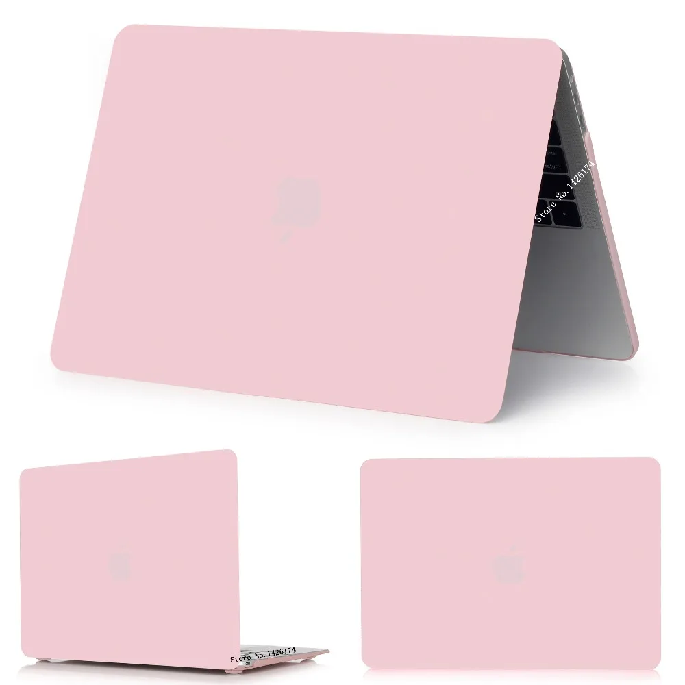 Кристальный \ матовый чехол для Apple Macbook Air Pro retina 11 12 13 15 дюймов сумка для ноутбука, для нового Mac book Air Pro 13,3 чехол A1932+ подарок