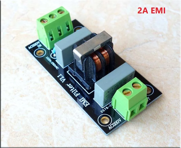 

Power Filter Board 2A 4A 18A EMI Filter Double Side Sunk Gold PCB Suitable For Amp, Preamplifier, DAC, Power Amplifier