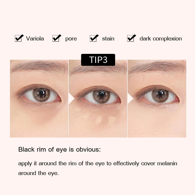 Консилер для макияжа с полным покрытием 30 г крем темных кругов под глазами