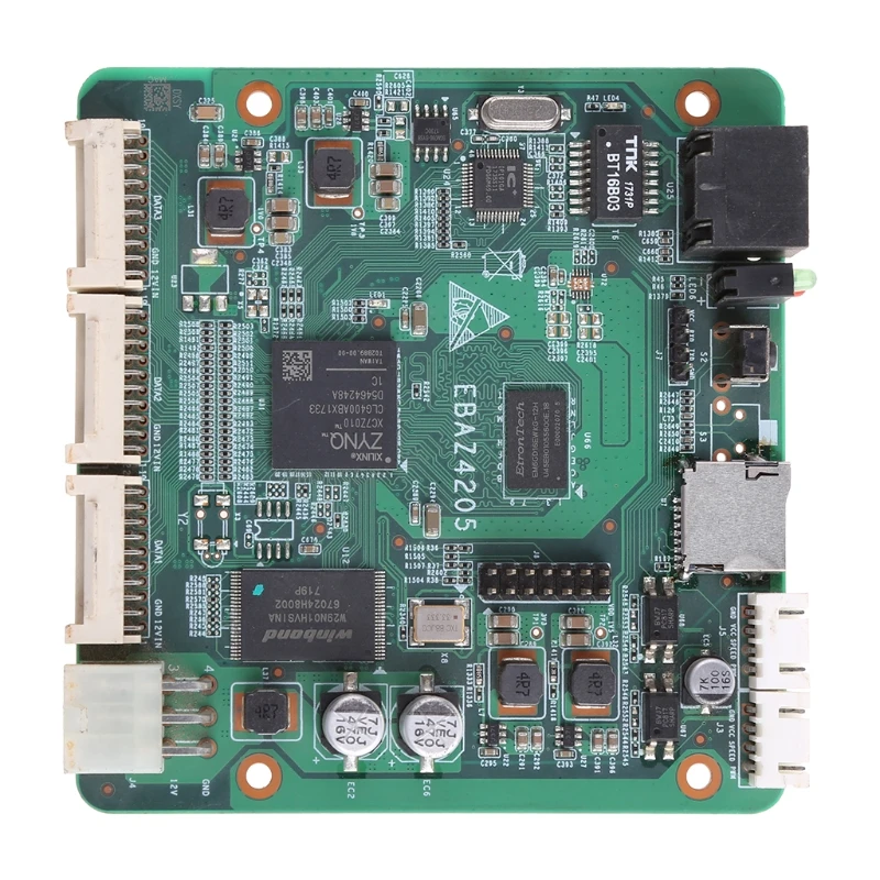 

black/green Zynq 7000 development board