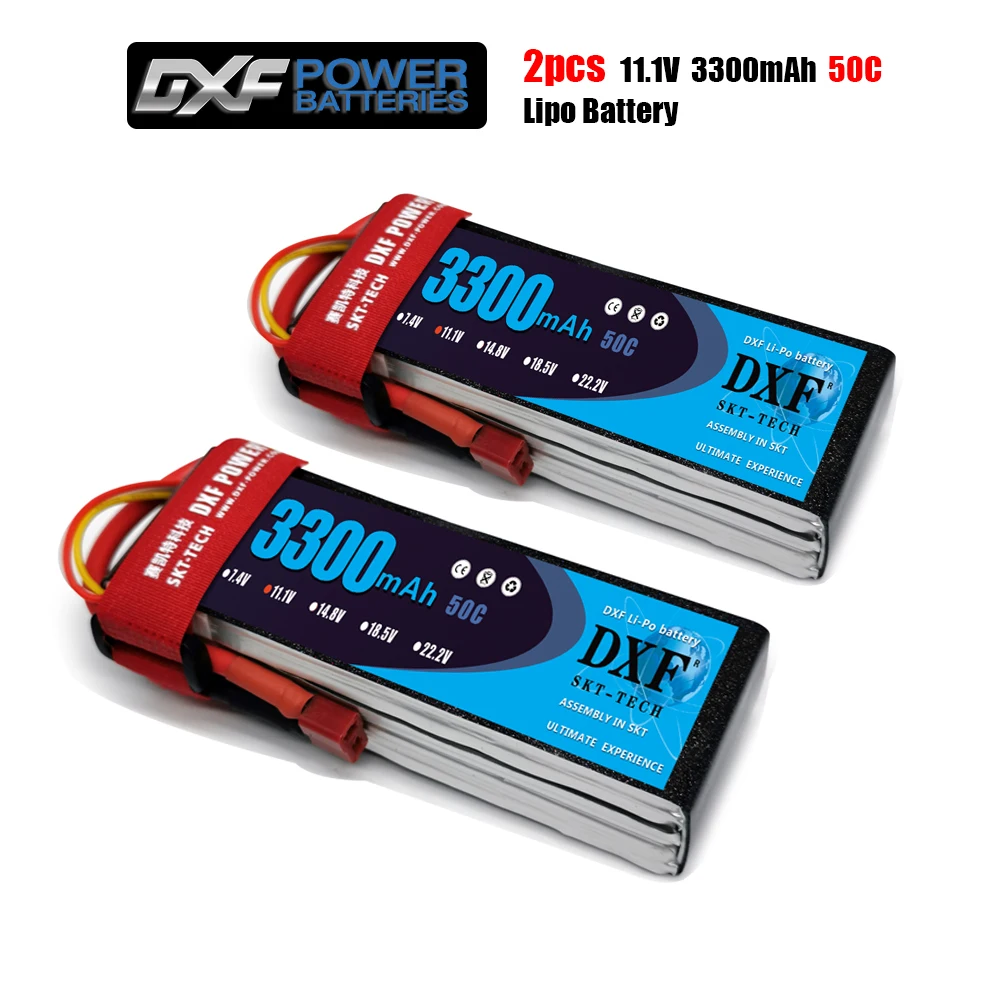 

DXF Lipo батарея 3S 11,1 V 3300MAH 50C MAX 100C T/XT60 LiPo RC батарея для Rc вертолета автомобиля лодки дрона грузовика квадрокоптера