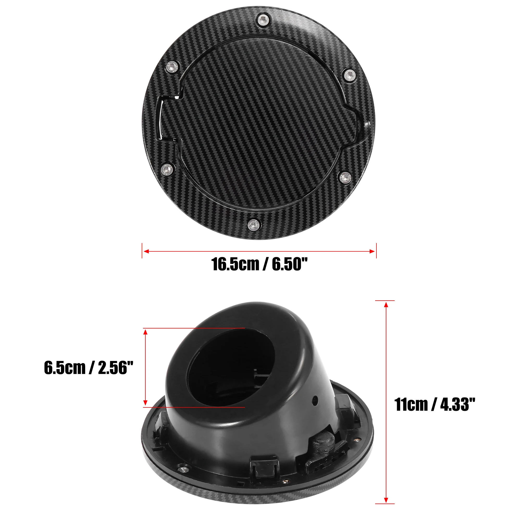 Uxcell Автомобильный газовый топливный наполнитель дверная крышка топливного бака