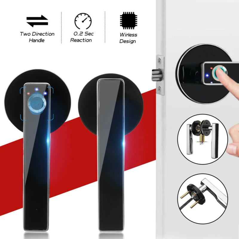 Биометрический замок отпечатков пальцев умный дверной Домашний аксессуар для