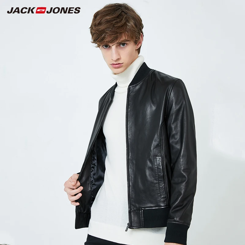 Бейсбольная форма из овечьей кожи Jack Jones Паровозик куртка пальто | 219310503|Куртки