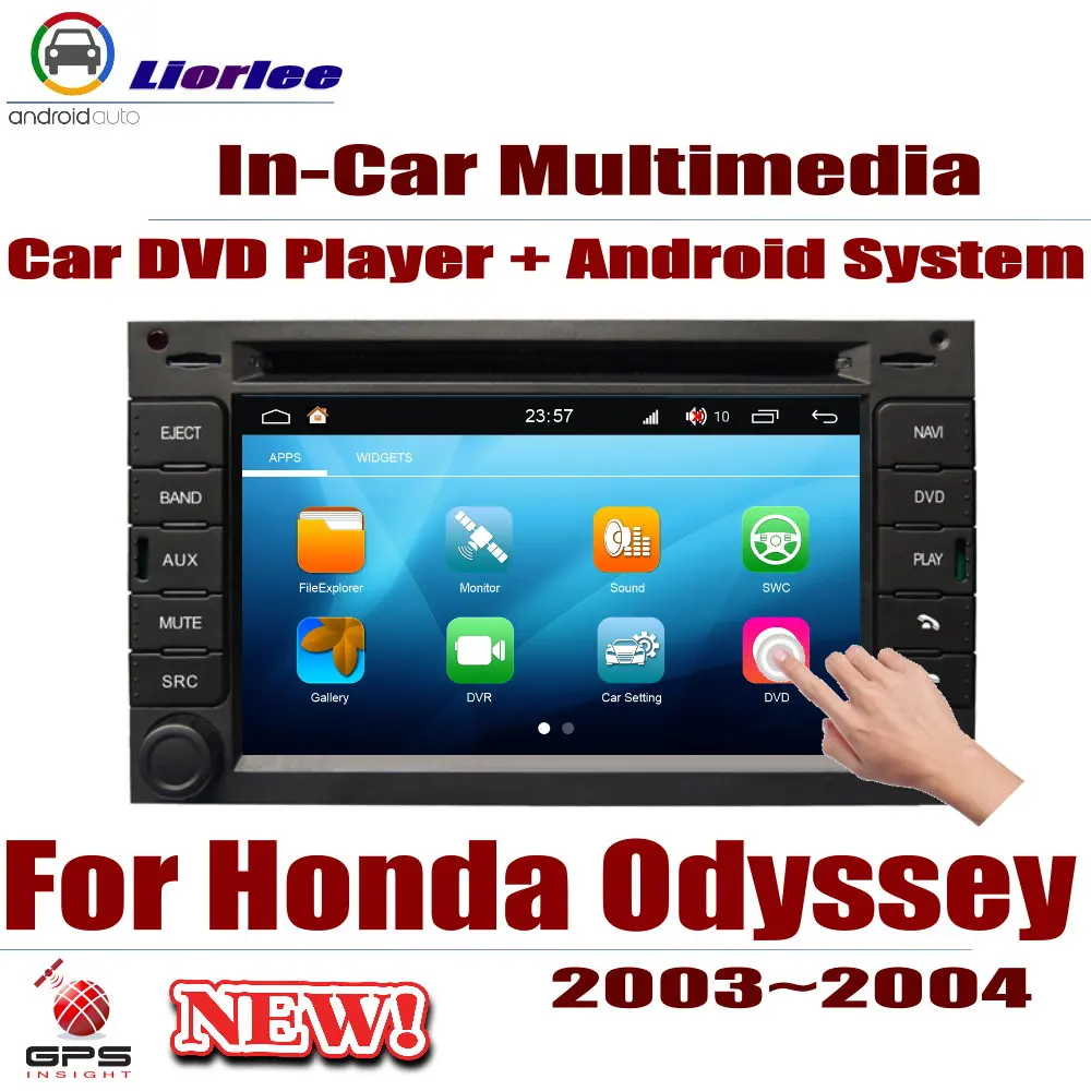 

For Honda Odyssey 2003-2004 Car Android DVD GPS Player Navigation System HD Screen Radio Stereo Integrated Multimedia