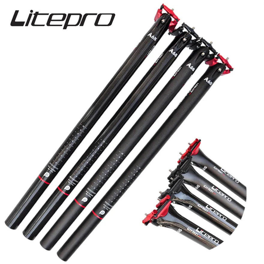 Litepro 412 BMX Шток велосипедного сиденья A65 встроенный Подседельный штырь из