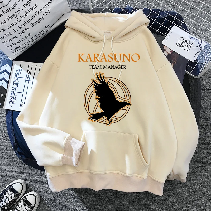 

Hot Japanese Anime Haikyuu Hoodies Men Funny Karasuno Fly High Graphic Streetwear Winter Warm Fashion Unisex Sweatshirts Male