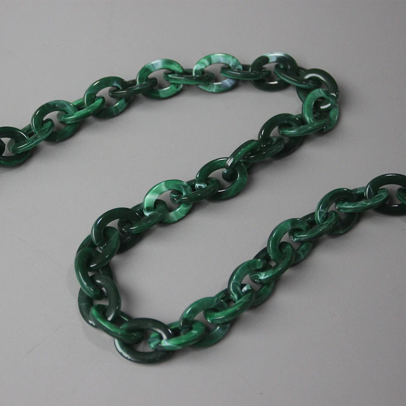 

DIY Handbag Accessory Acrylic Detachable Thick Chain Chain New Woman Bag Decoration Chain Colorful Chains Bag Handle Strap