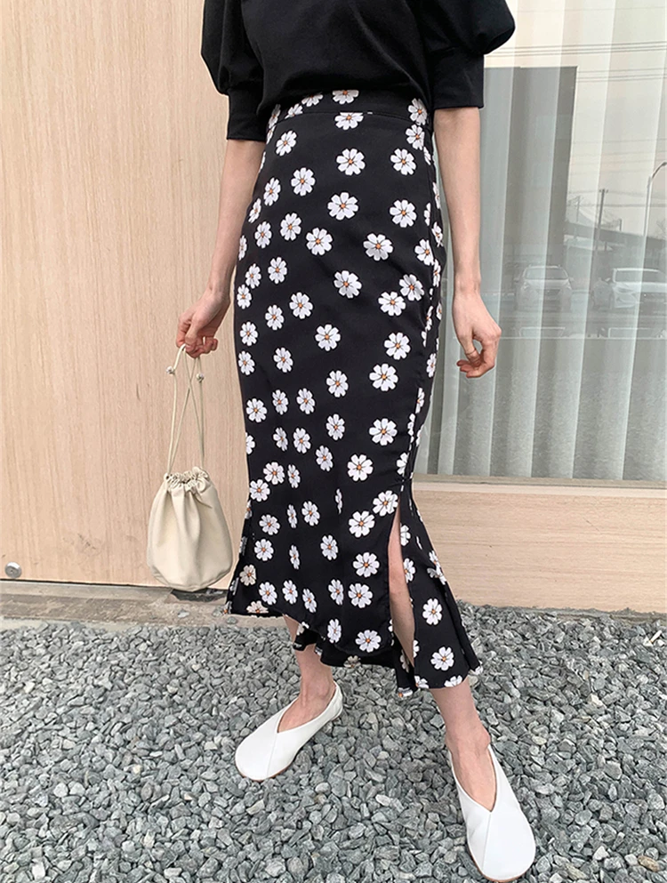 Новинка 2021 летние женские юбки с высокой талией повседневные модные облегающие