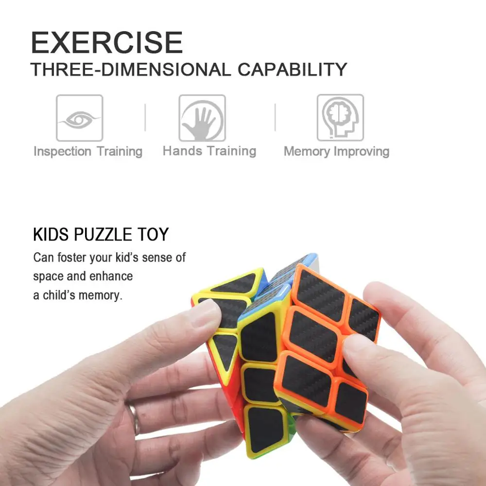 Скоростные магические кубики с перекосом блоки для мозга обучающие игрушки