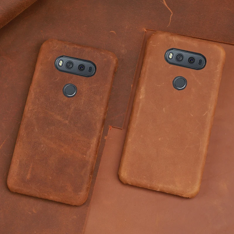 Crazy horse кожа чехол для телефона LG V10 V20 V30 V40 V50 ThinQ G3 G4 G5 G6 G7 G8s K40 K50 Q7 Q6 Q Stylo4 задняя