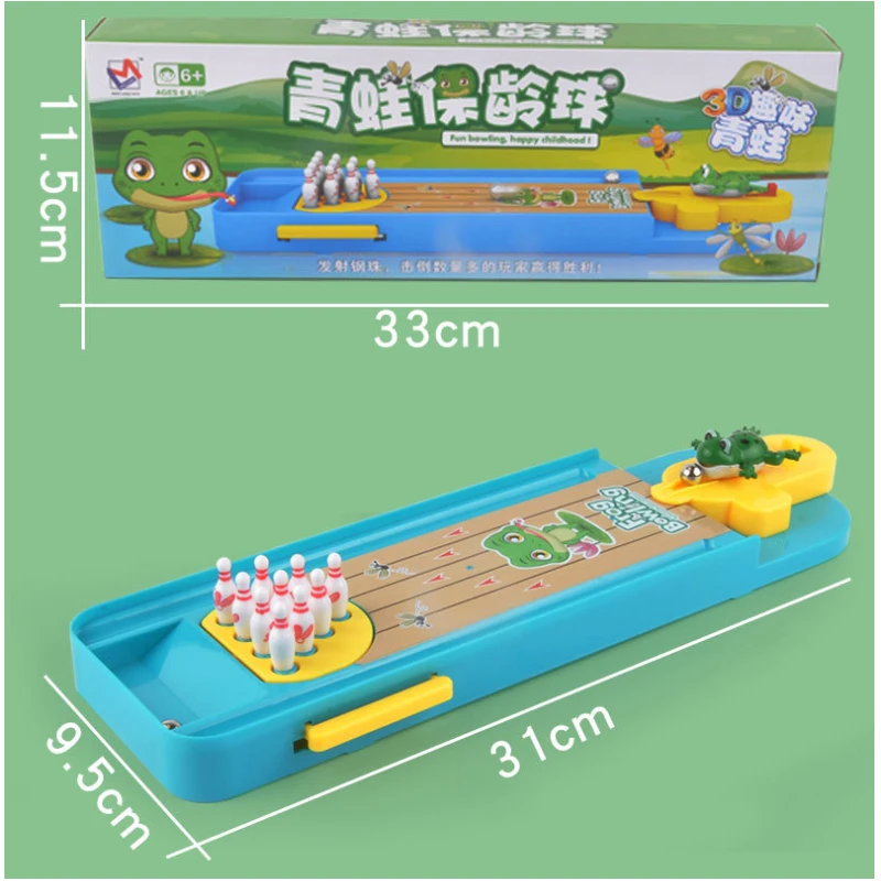

Board game Mini Desktop Bowling Game Toy Set Fun Parent-Child Interactive Table Games Children's puzzle game gift Family Party