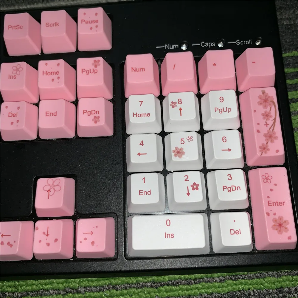 Сакура OEM высота PBT сублимационный ключ крышка s индивидуальная механическая клавиатура специализированный ключ крышка
