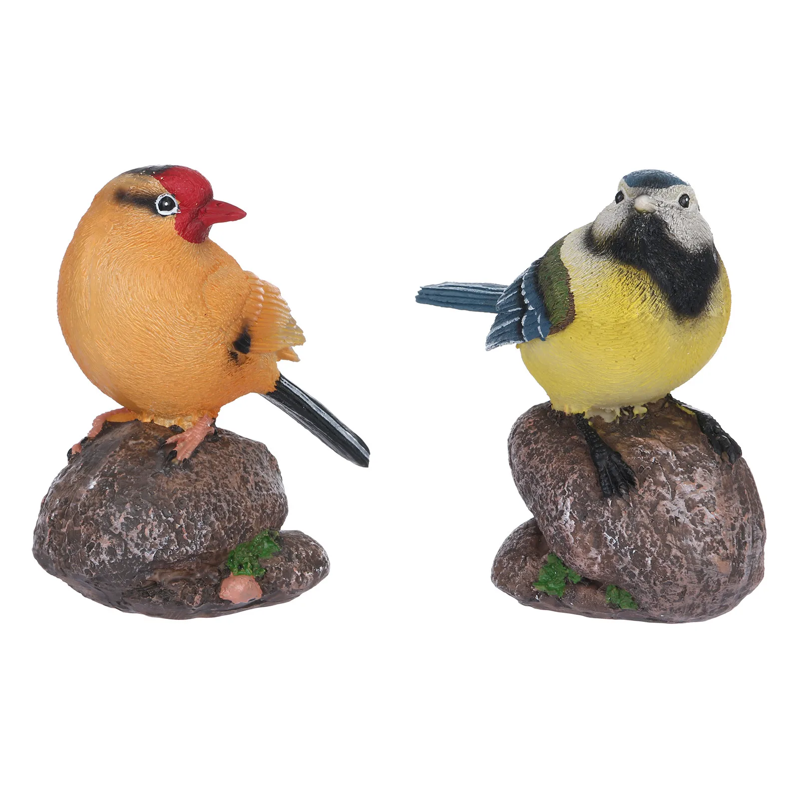 

Садовый декор, скульптура, украшение для улицы, креативная полимерная статуя скалы, милая гостиная, домашний декор, 2 шт., Jardin