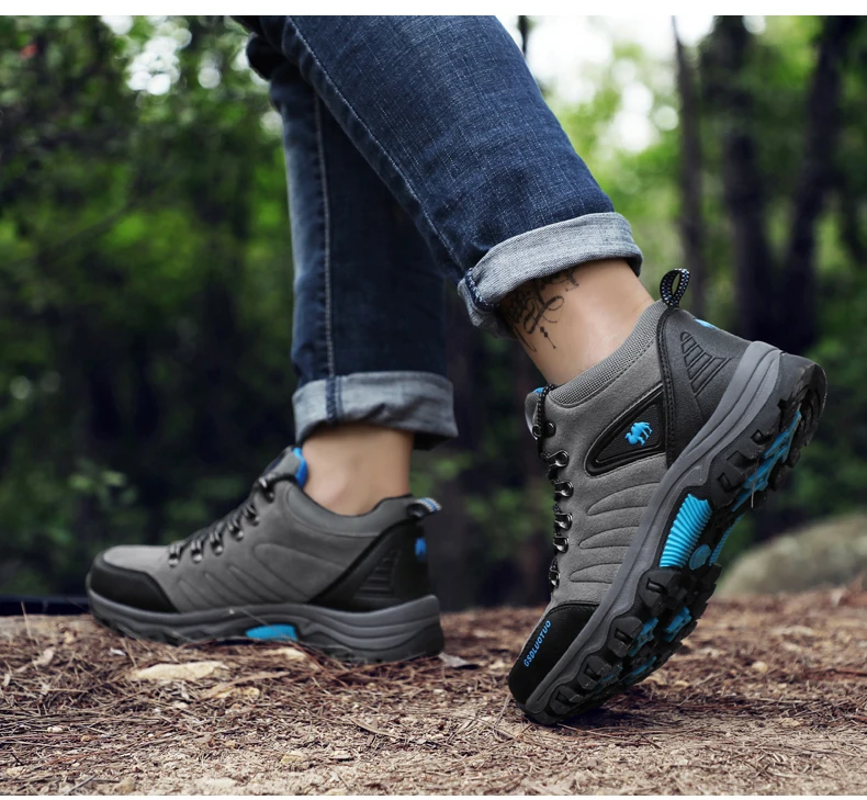 Chiang Men High-top Comfortable boots Casual Brand Warm Hiking Sneakers For Winter Outdoor Sports High-Quality Work Shoes