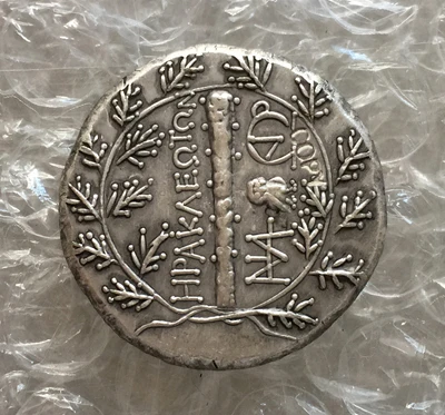 Тип: #39 греческие монеты нестандартного размера|greek coin pendant|greek gold coinscoin folder |