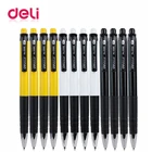 Deli 12 шт.упак. синяя шариковая ручка 0,7 мм прессованная шариковая ручка пластиковая шариковая ручка канцелярские принадлежности для школьников, студентов  офисные принадлежности