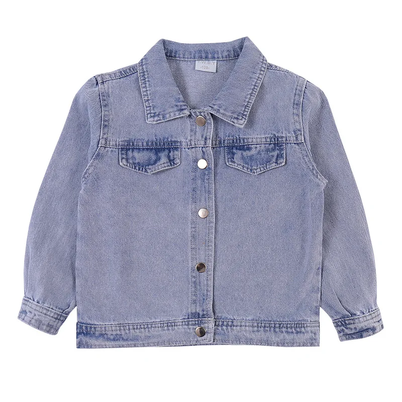 

2021 Popular Jean Jacket For Girls Children's Coat Spring Jacket Autumn Cardigan Clothes For Girls 6 7 Y 1 To 3 Fashion Hot Sale