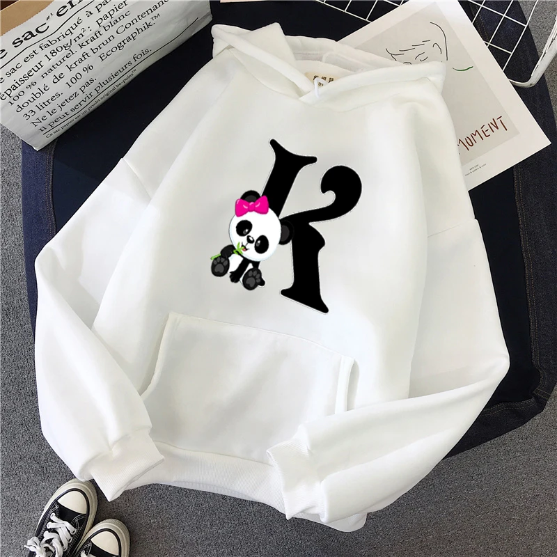 

Hoodie Animals Children Hoodies Panda Alphabet Kids Streetwear Sweatshirt Toddler Girl Fashion Hooded Pullover Baby Boy Clothes
