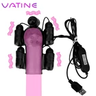 VATINE вибратор для головки члена, тренажер для пениса, кольцо для мужской мастурбации, секс-игрушки для мужчин, задержка эякуляции, Мужской Вибратор для пениса