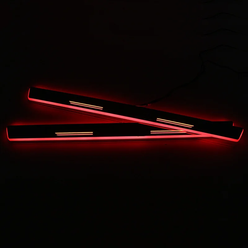 CARPTAH Trim Pedal Car Exterior Parts LED Door Sill Scuff Plate Pathway Dynamic Streamer light For Mercedes Benz C117 CLA180 | Автомобили