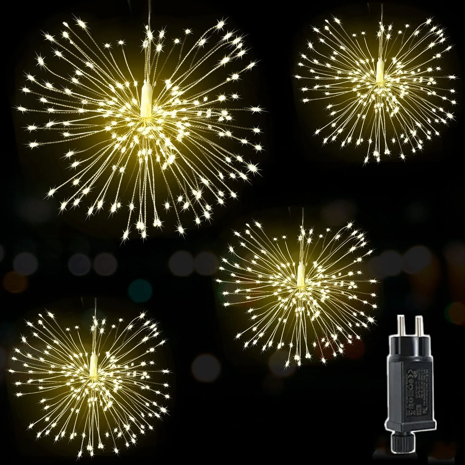 

Гирлянда с фейерверком, 5/10 шт., с вилкой европейского стандарта