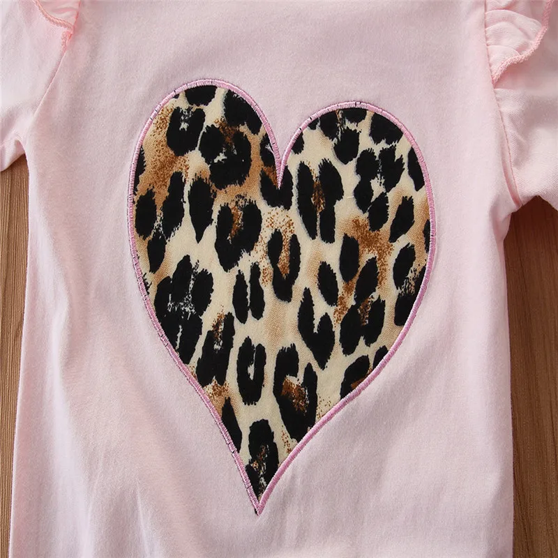 Комплект одежды для новорожденных девочек футболка с длинным рукавом в форме