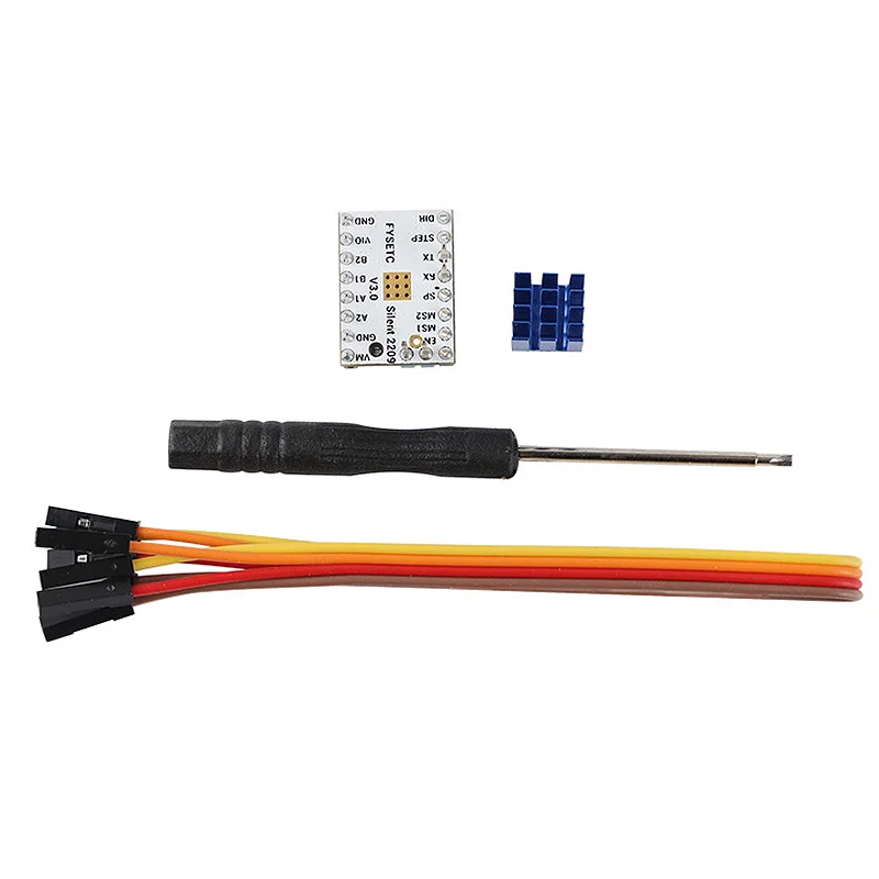 

Драйвер шагового двигателя TMC2209 V3.0 Stepsticks Mute Driver 256 Microsteps текущий 2.8A пиковый 3D принтер запчасти для Creality