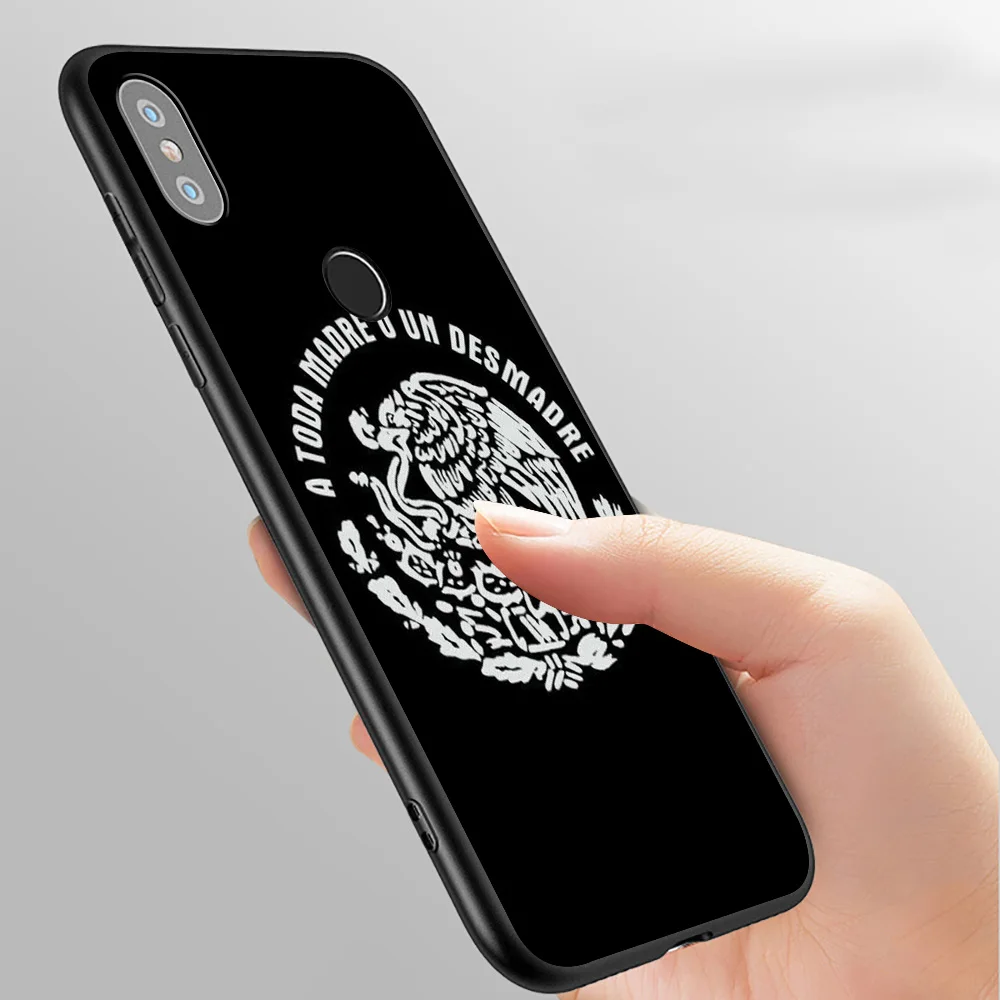 LS128 флаг Мексики черный мягкий чехол для Motorola G 5G Plus G9 Play Power G30 G40 G50 G60S G100 E7 E7i Edge 20 S Pro