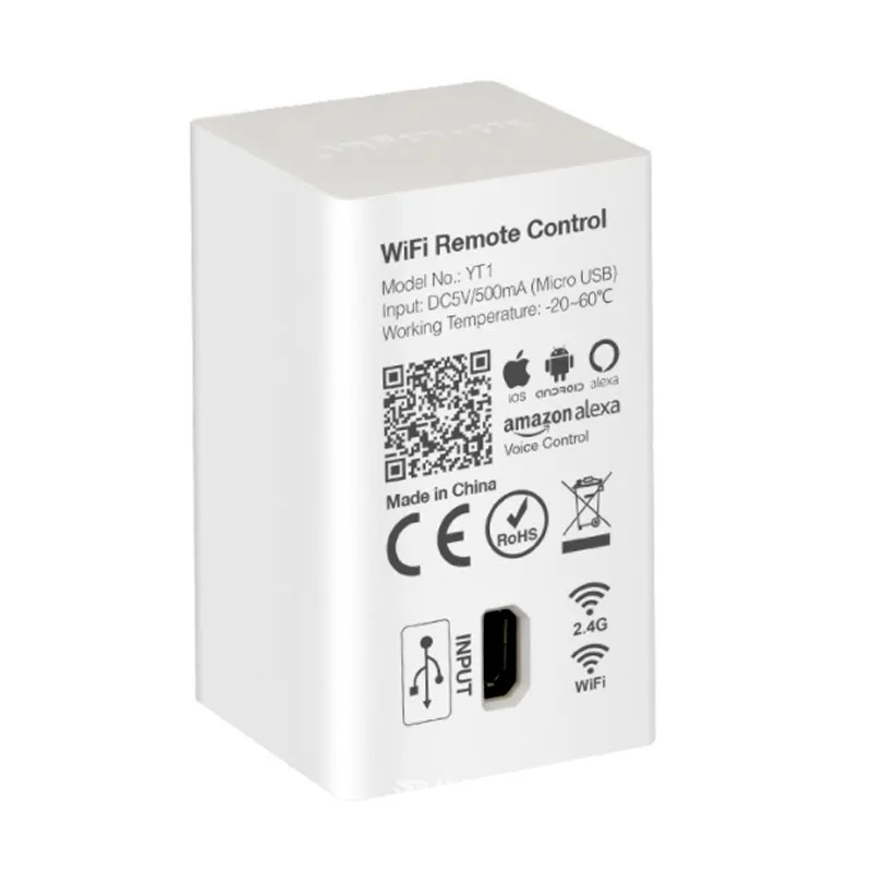 

Пульт дистансветодиодный Miboxer YT1 с поддержкой Wi-Fi и голосовым управлением, работает с приложением Milight серии 2,4G