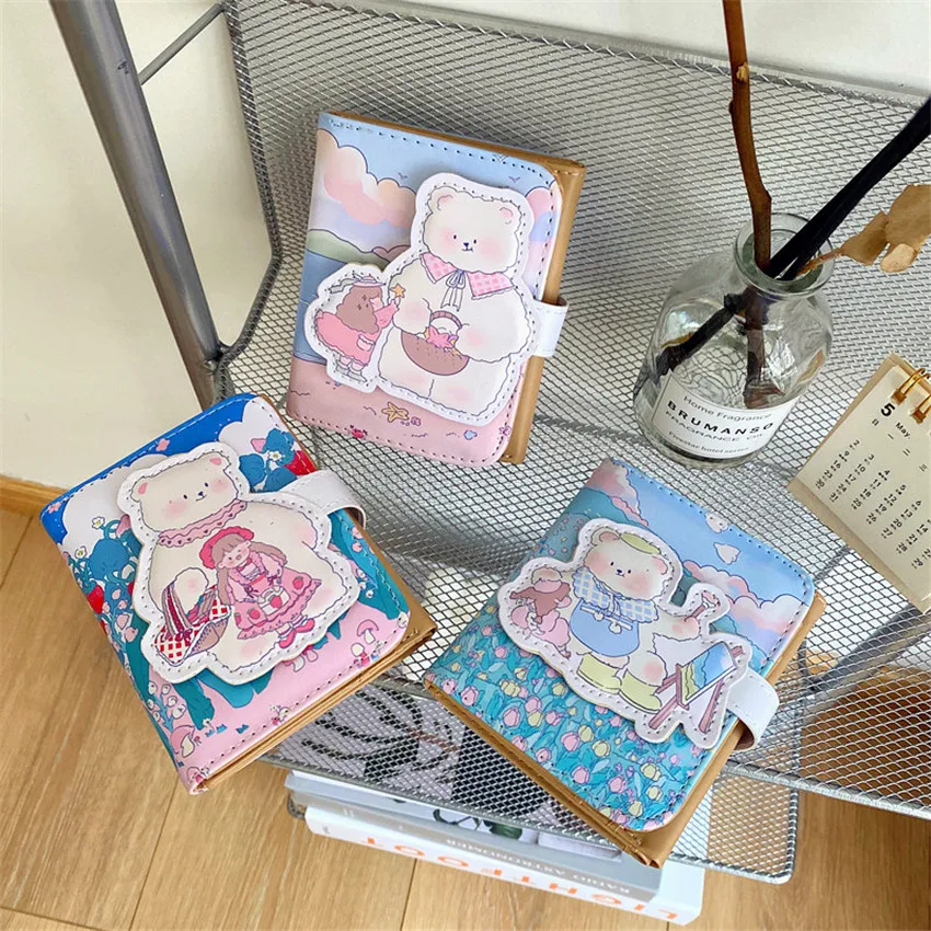 

Кошелек-кошелек Kawaii Женский, маленький короткий кошелек