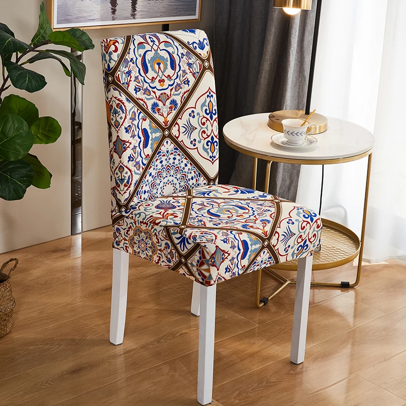

Christmas Chair Cover Decoration Elastic Seat Chair Cover Model Pttern Office Chair Cover Kitchen Seat Covers 4 Pcs