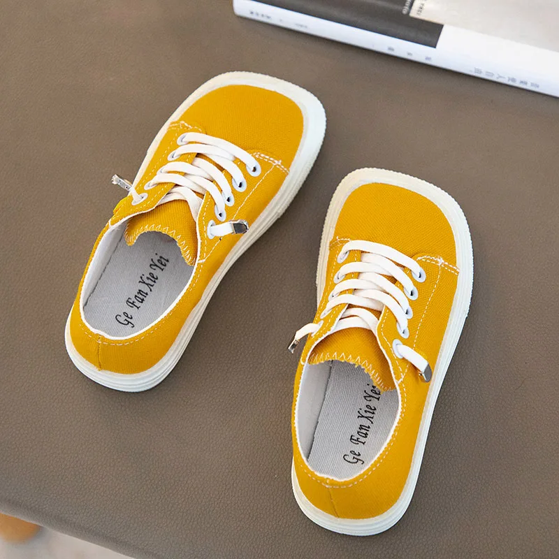 

COZULMA Children Canvas Shoes 1-12 Years Kids Square Sneakers Baby Toddler Boys Girls Sports Shoes Soft Sole Running Shoes 23-34