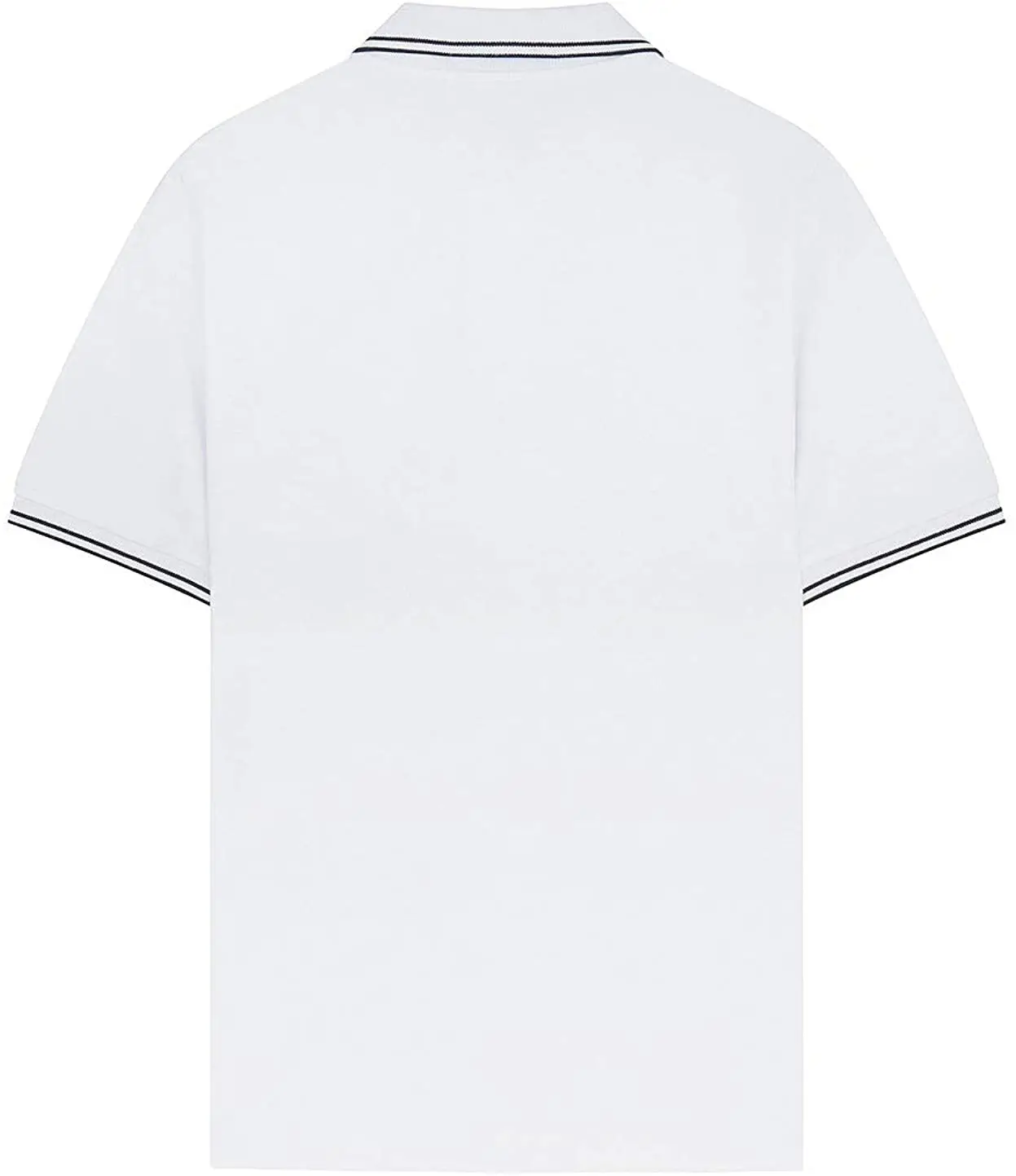 

Stone Island White Short Sleeve Patch Polo T-Shirt Tee White