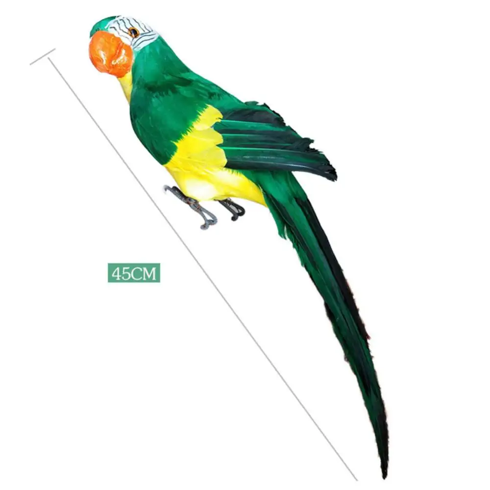 40% хит продаж! Искусственный пенопласт модель попугая перо газон украшение