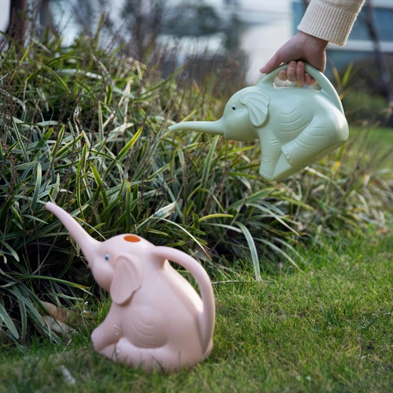

Outdoor Elephant Watering Can Home Patio Lawn Gardening Plant Outdoor Cute Cartoon Plastic Gardening Potted Small Watering Pots
