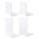 2 шт., L-образные акриловые подставки для книг