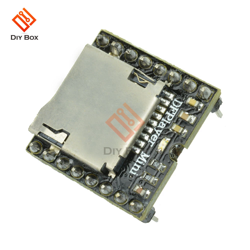 Плата декодирования голоса DFPlayer для Arduino мини модуль MP3-плеера TF-карта U-диск